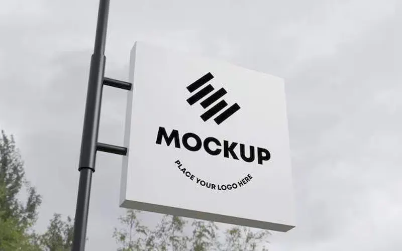 Pole Sign Board